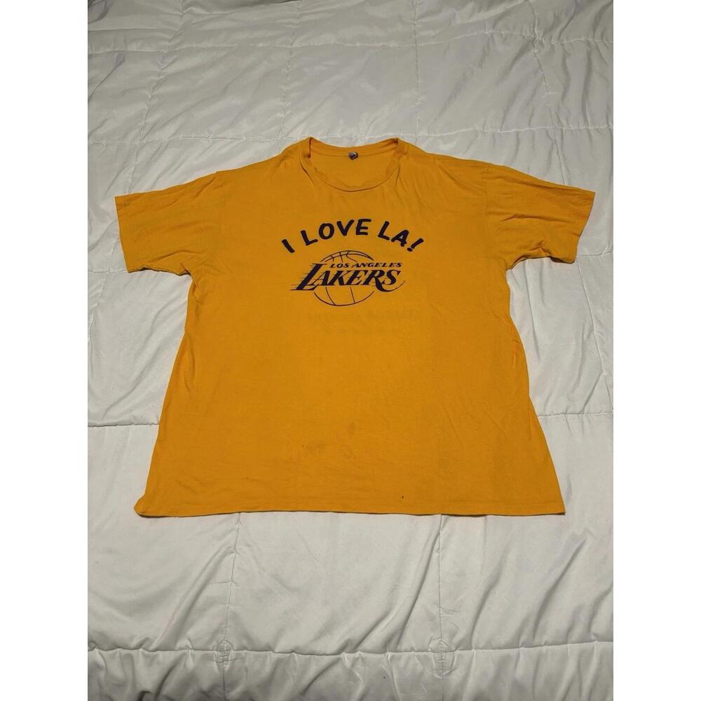 2000 Los Angeles Lakers Staples Center Anniversary T-Shirt